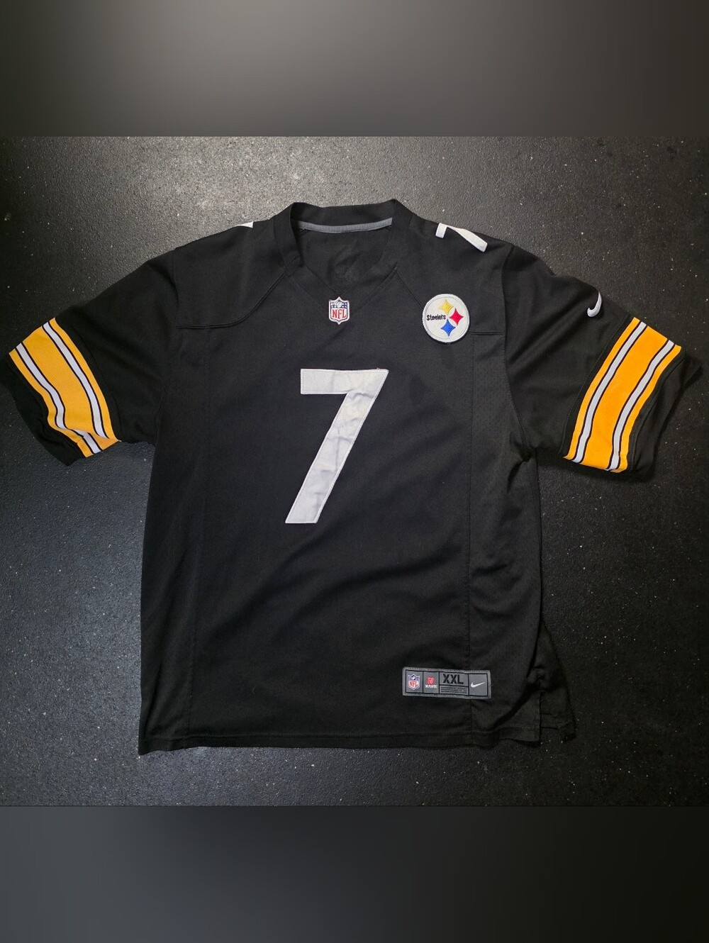 ​Nike Pittsburgh Steelers Ben Roethlisberger #7 Stitched Jersey Mens XXL